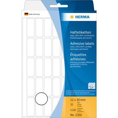 HERMA Universele etiketten 12x30mm wit voor handmatige opschriften 1120 St.