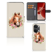 Telefoonhoesje met Pasjes voor OnePlus Nord 3 Paard