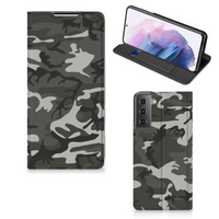 Samsung Galaxy S21 Plus Hoesje met Magneet Army Light