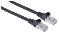 Intellinet 318846 RJ45 Netwerkkabel, patchkabel CAT 6A S/FTP 30.00 m Zwart Folie afscherming, Afscherming gevlochten, Halogeenvrij 1 stuk(s) - thumbnail