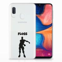 Samsung Galaxy A20e Telefoonhoesje met Naam Floss - thumbnail