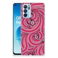 OPPO Reno 6 5G Hoesje maken Swirl Pink - thumbnail