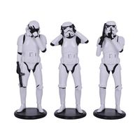 Nemesis Now Beelden Stormtrooper Set van 3 - Horen Zien Zwijgen (14,5 cm) - thumbnail