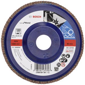 Bosch Accessories 2608607341 X571 Lamellenschijf Diameter 125 mm Boordiameter 22.33 mm Staal 1 stuk(s)