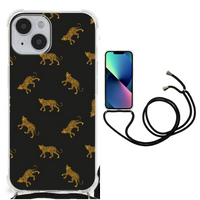 Case Anti-shock voor iPhone 14 Leopards