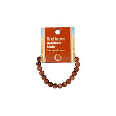Goldfluss powerbead armband synthetische steen geluk welvaart Goldfluss powerbead armband synthetische steen geluk welvaart