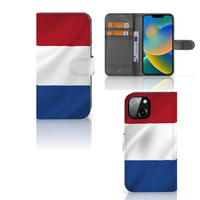 Apple iPhone 14 Bookstyle Case Nederlandse Vlag