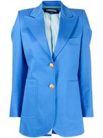 Sankuanz blazer à simple boutonnage - Bleu