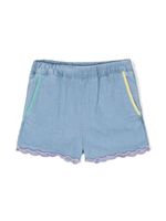 Stella McCartney Kids short en chambray - Bleu