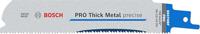 Bosch 5x PRO Thick Metal S937HBF Precise reciprozaagblad (voor Metalen buizen en profielen, Non-ferrometalen, Lengte 150 mm, Professional Accessoires Reciprozaag)