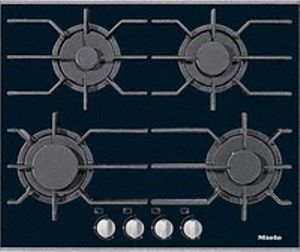 Miele KM 3010 G Zwart Ingebouwd 62.6 cm Gaskookplaat 4 zone(s)