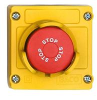 BACO LBX130093 Not-Aus-Taster im case, with Schutzkragen 240 V/AC 2.5A 3 Öffner IP66 1 pc(s)