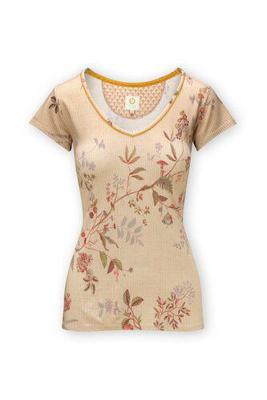 Pip Studio Pip Studio Toy Short Sleeve Top Amor de Dios Sand M