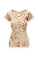 Pip Studio Pip Studio Toy Short Sleeve Top Amor de Dios Sand M