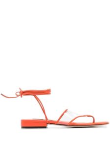 Sergio Rossi mules Sr Lunettes à bout ouvert - Orange