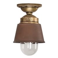 Kostas Brass Plafondlamp Koper - thumbnail