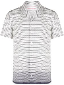 Orlebar Brown chemise fleurie à manches courtes - Blanc