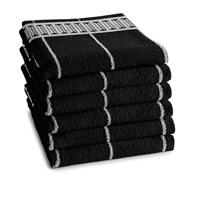 DDDDD Jules keukendoek 50x55cm antraciet (6 stuks)