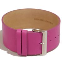 Horlogeband Universeel CCC.1035 / Z035 Leder Roze 28mm - thumbnail