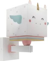 Dalber Kinderkamer wandlamp Little Unicorn wit 64599 - thumbnail