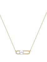 TASAKI collier Collection Line Fine Link en or 18ct à perles - thumbnail