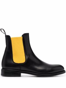 Scarosso Claudia colour-block anle boots - Noir