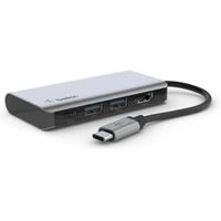 Belkin AVC006btSGY CONNECT USB-C 4-in-1 Multiport Adapter