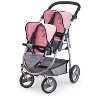 Bayer - Twin Pram - Grey (26508AA)