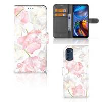 Motorola Moto E32 | Moto E32s Hoesje Lovely Flowers - thumbnail