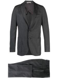 Corneliani costume à veste à simple boutonnage - Gris