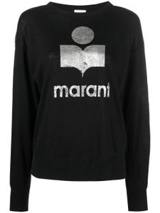 MARANT ÉTOILE t-shirt Klowia en lin - Noir