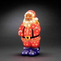 Konstsmide 6247-103 Acryl figuur Energielabel: G (A - G) Kerstman Warmwit LED Rood - thumbnail