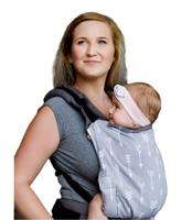 Luna Dream draagzak Grow Up Forest katoen grijs/groen