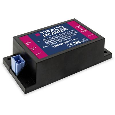 TracoPower TMPW 50-124-J AC/DC-printnetvoeding 2083 mA 50 W 24 V/DC 1 stuk(s)