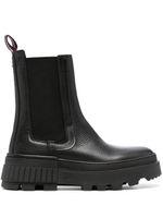 Tommy Hilfiger bottines en cuir à bout rond - Noir - thumbnail