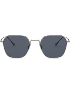 Giorgio Armani lunettes de soleil tintées à monture carrée - Gris