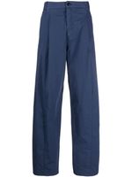 Henrik Vibskov pantalon de jogging Claus en coton biologique - Bleu