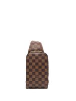 Louis Vuitton Pre-Owned sac porté épaule Damier Ebene Geronimous (2004) - Marron