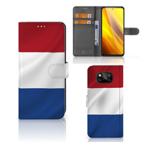 Xiaomi Poco X3 | Poco X3 Pro Bookstyle Case Nederlandse Vlag - thumbnail