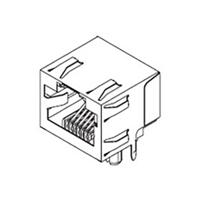 Molex Cat 3 Mod Jack/Plug 438600002 Bus Zwart 1 stuk(s)