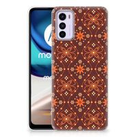 Motorola Moto G42 TPU bumper Batik Brown - thumbnail