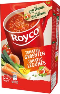 Royco Minute Soup Classic tomaten groenten, pak van 25 zakjes