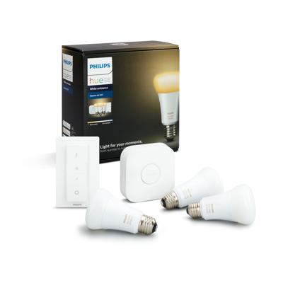 Philips Hue White ambiance 3 x E27 bulb Starter kit E27 Philips Hue White ambiance 3 x E27 bulb Starter kit E27