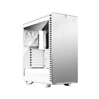 Fractal Design Define 7 Compact Wit Geborsteld Aluminium/Staal ATX Compact Stille Gehard Glas Venster Mid Tower Computer Case