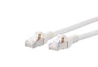 Metz Connect 1308457088-E RJ45 Netwerkkabel, patchkabel CAT 6A S/FTP 7.00 m Wit Snagless 1 stuk(s)