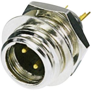 Rean AV RT3MP Miniatuur-XLR-connector Stekker, inbouw verticaal Aantal polen: 3 Zilver 1 stuk(s)