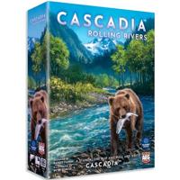 Cascadia Rolling Rivers - Dobbelspel - Flip-Roll-and-Write spel – Gezelschapsspel voor familie - Bordspel - Natuur & Strategie Competitief spel – 1 tot 4 spelers - Engels - Alderac Entertainment Group