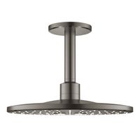 Grohe Regendoucheset Rainshower SmartActive 31 cm met Plafondarm Hard Graphite Geborsteld - thumbnail