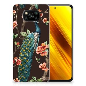 Xiaomi Poco X3 | Poco X3 Pro TPU Hoesje Pauw met Bloemen