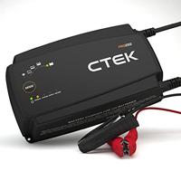 CTEK PRO25S, 25A Acculader 12V En Stroomvoorziening, Accutender, Accubewaker, 12V Lithium Acculader, Lader Voor Vrachtwagens En Auto's Met Reconditioneringsmodus En Accu-Ontzwavelaar